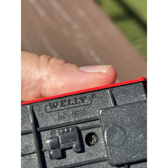 WELLY London Double Decker Red Bus Die-Cast Model Car Toy Collectible Pull Back - Picture 5 of 8